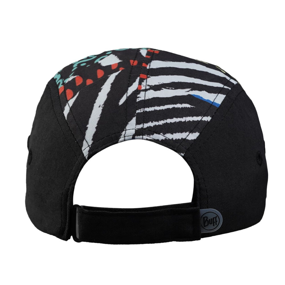 Buff Kids Five Panel Go Cap Blockade Black – Bild 2