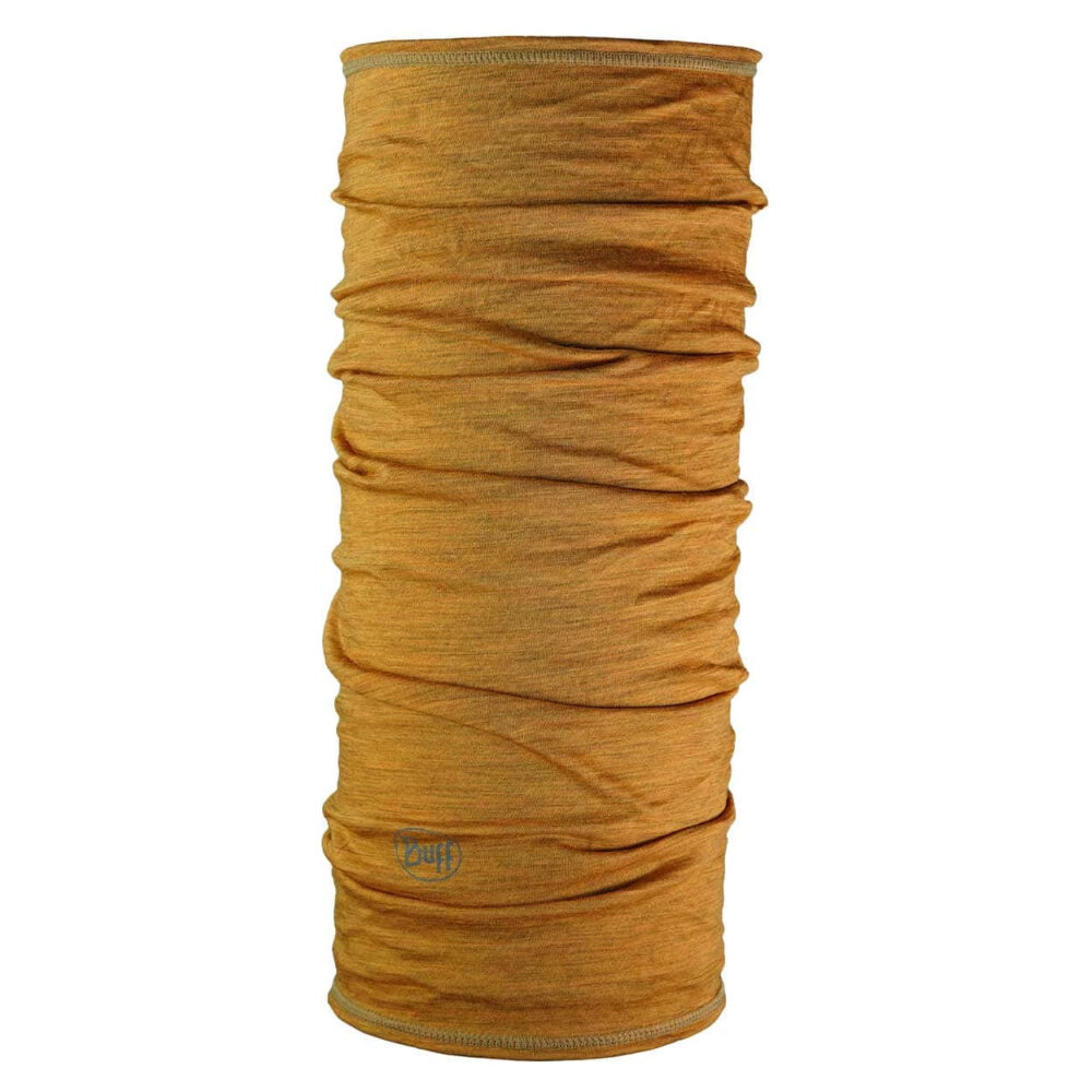 Buff Lightweight Merino wool Solid Mustard