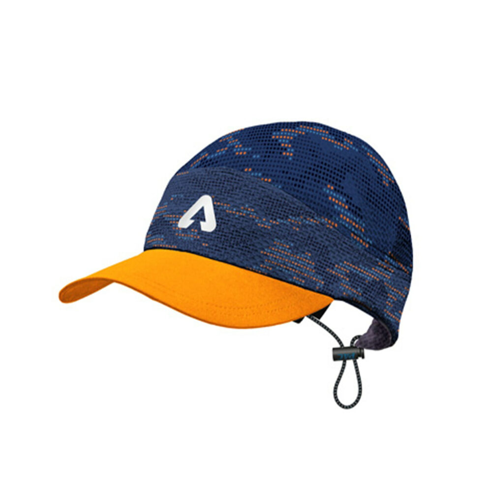 PAC Mesh Run Cap - Orange/Blue