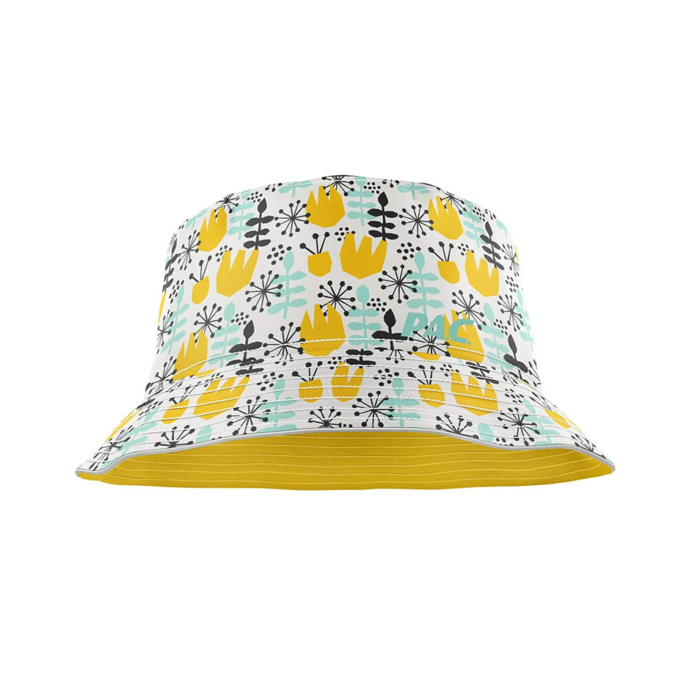 PAC Kids Ledras Bucket Hat - Yellow AOP