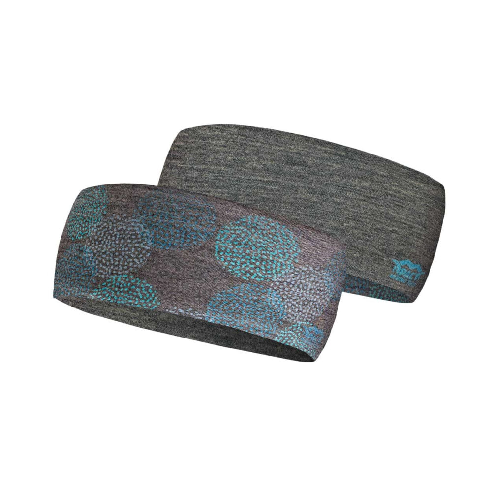 PAC Recycled Merino Tech Headband Dotlet Mynt