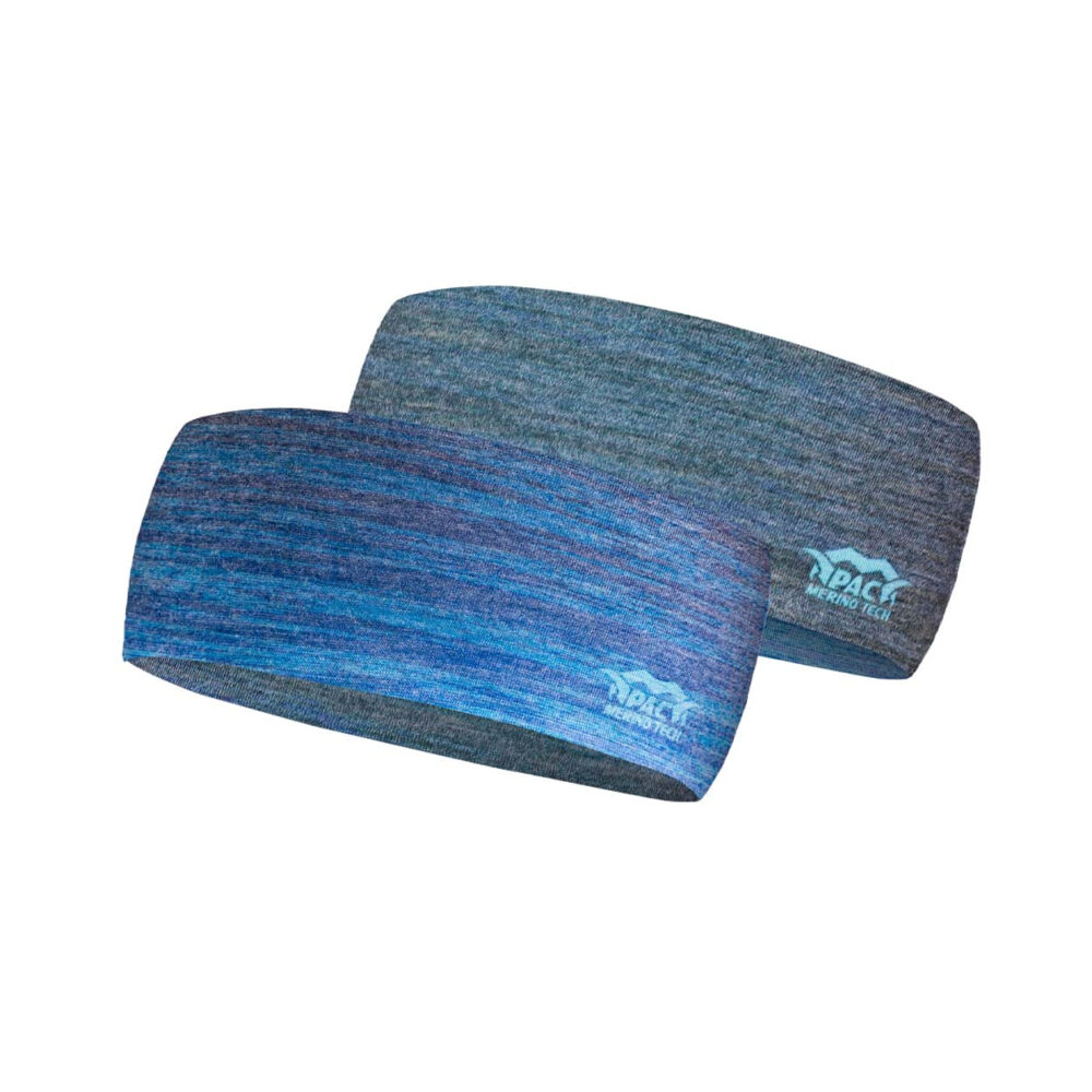 PAC Recycled Merino Tech Headband Bluefade