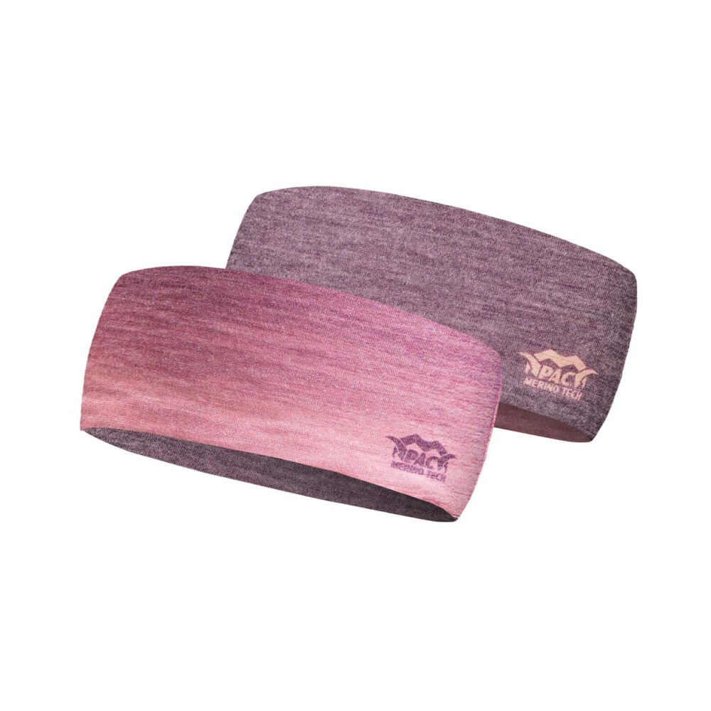 PAC Recycled Merino Tech Headband Purplefade