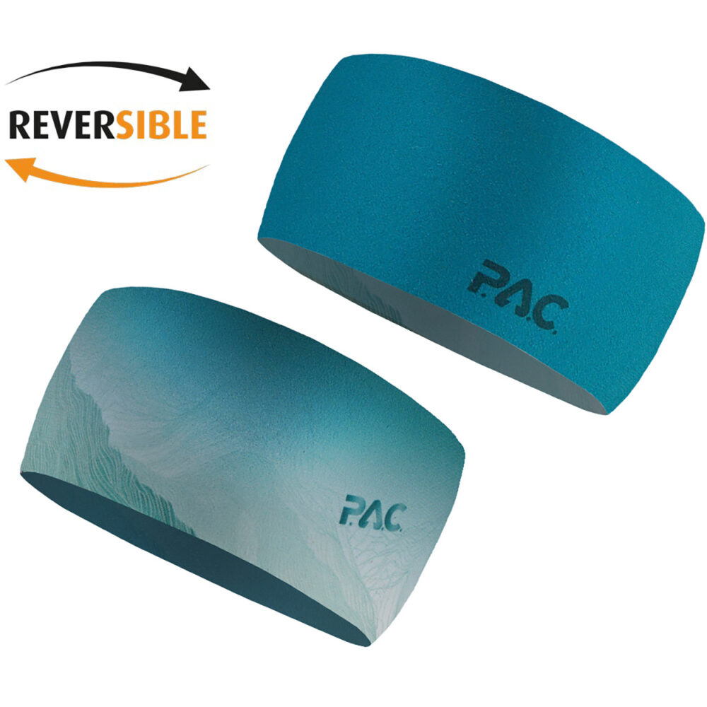 PAC Recycled Seamless Headband Tuqoise Mountains