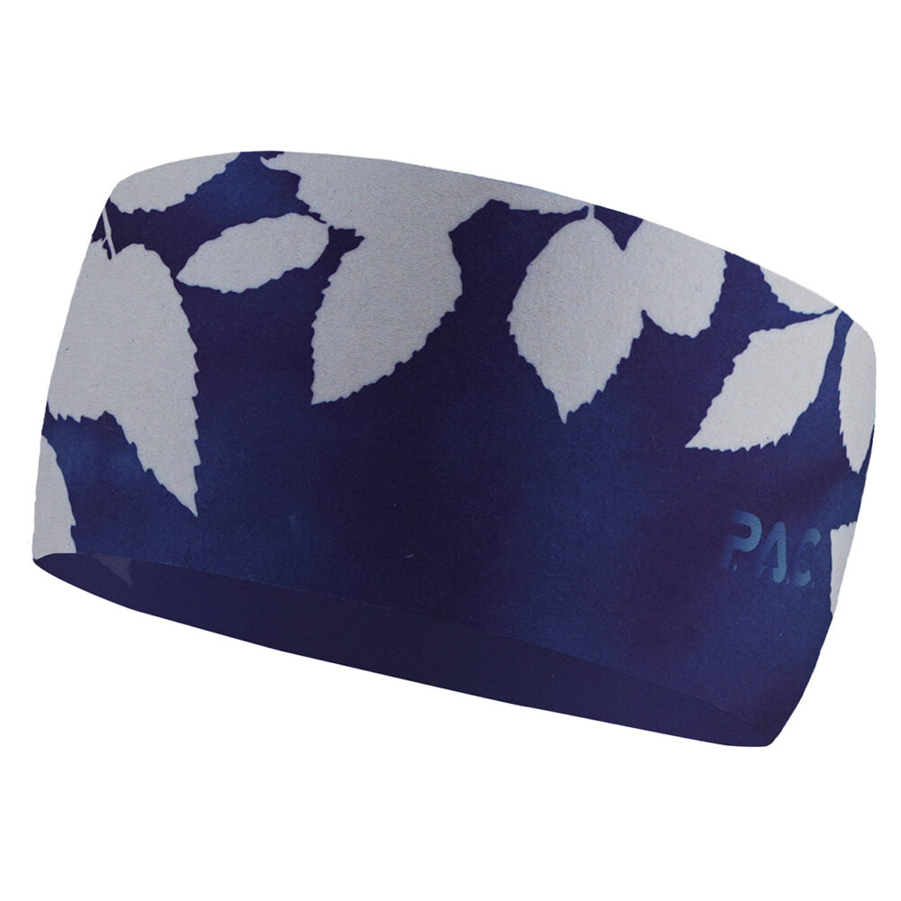PAC Recycled Seamless Headband Royal Blue Leaf – Bild 3