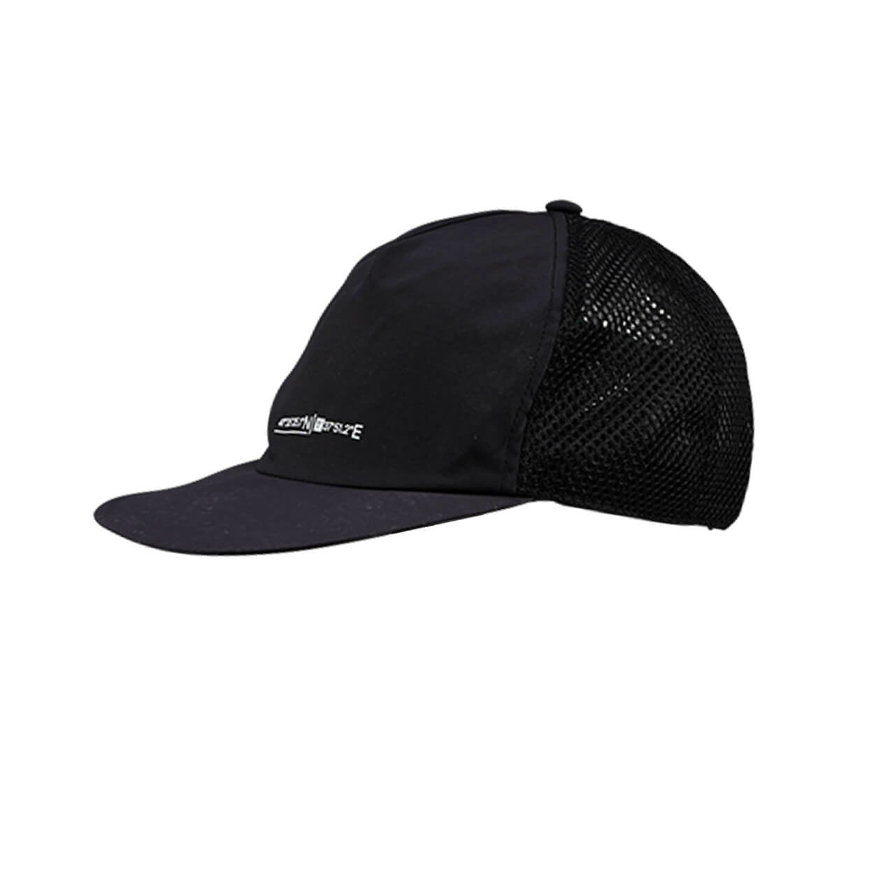 Buff Pack Trucker Cap Solid Black