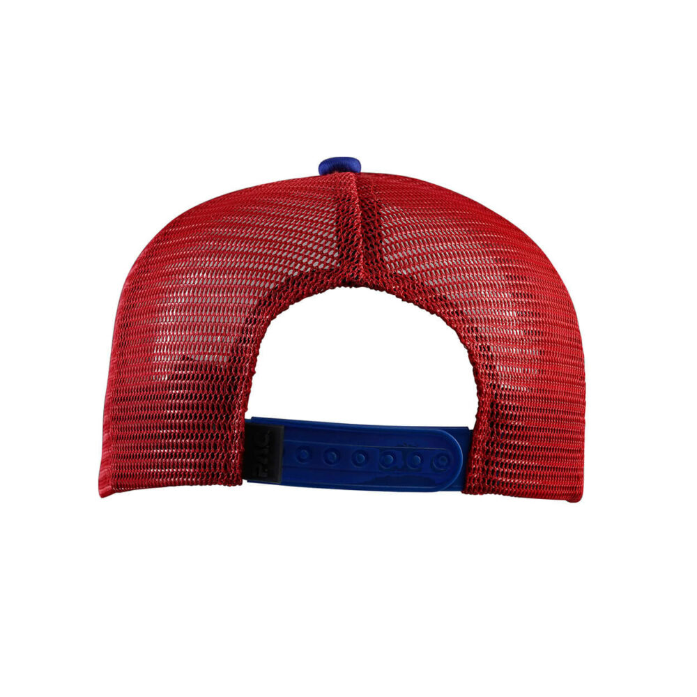 P.A.C. Kids DIY Trucker Cap Blank Blue/Red – Bild 2