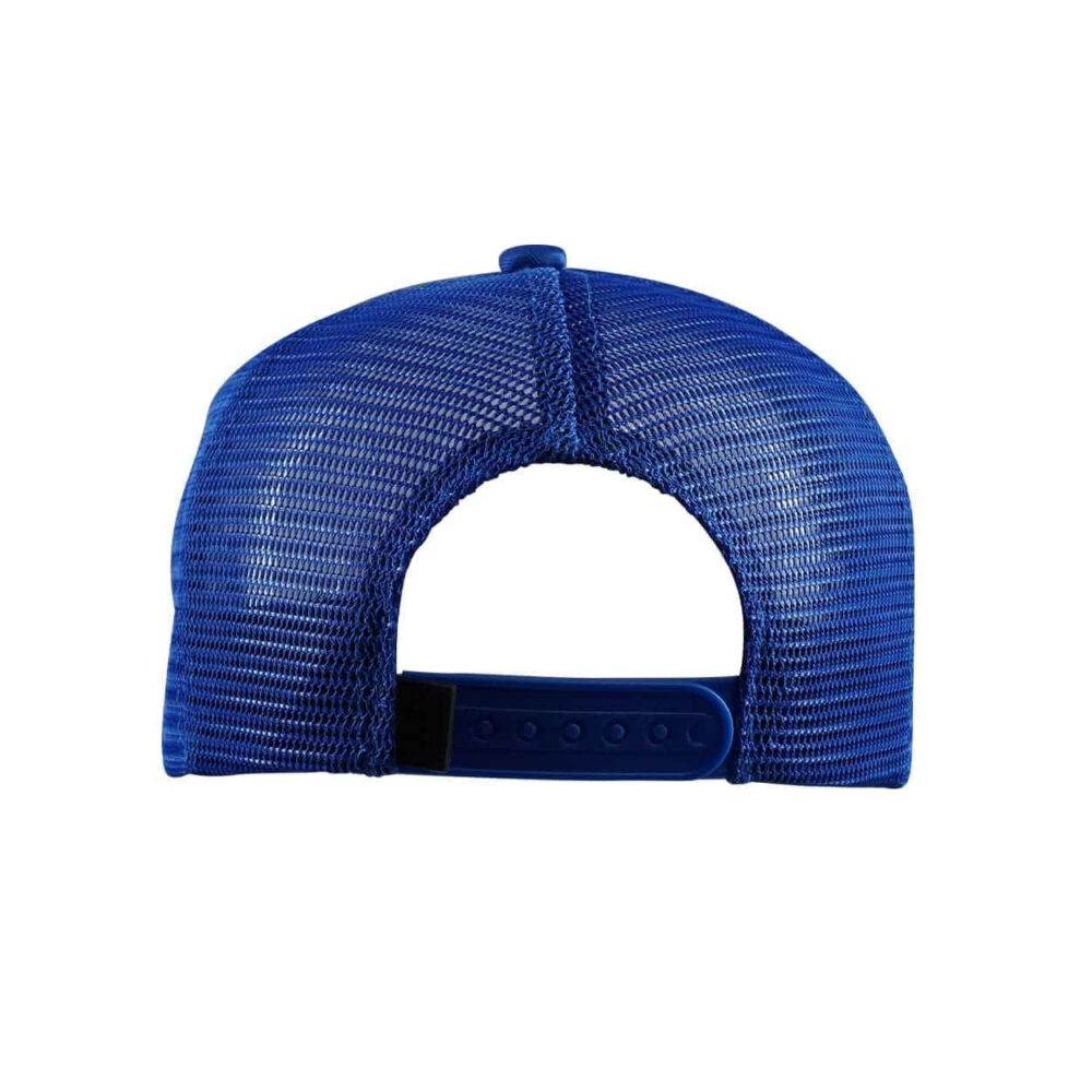 P.A.C. DIY Trucker Cap Blank Blue/White – Bild 2
