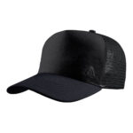 P.A.C. DIY Trucker Cap Blank Black - Thumbnail Image 1
