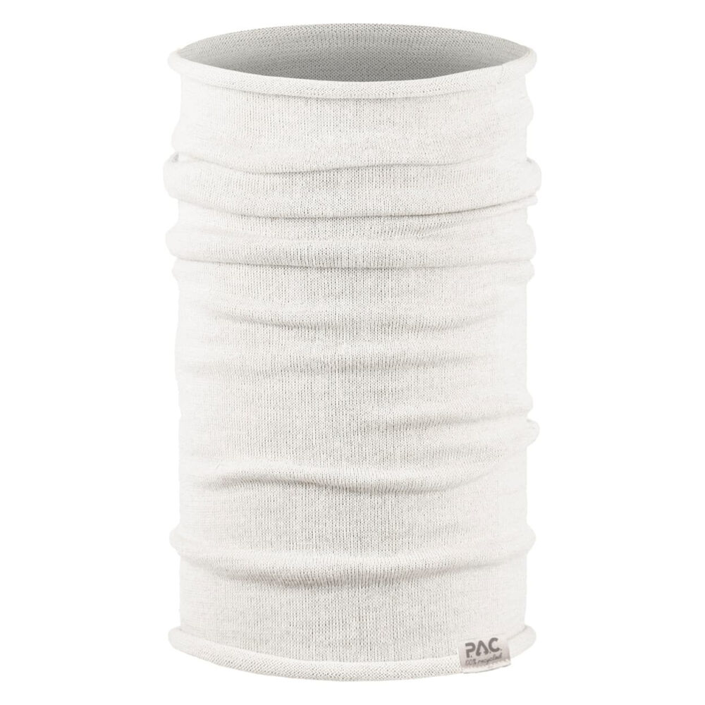 P.A.C. Nature Merin 100% Recycled Merino Neckwarmer - White
