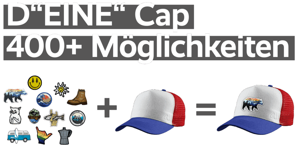 P.A.C. DIY - Deine Cap 400+ Möglichkeiten