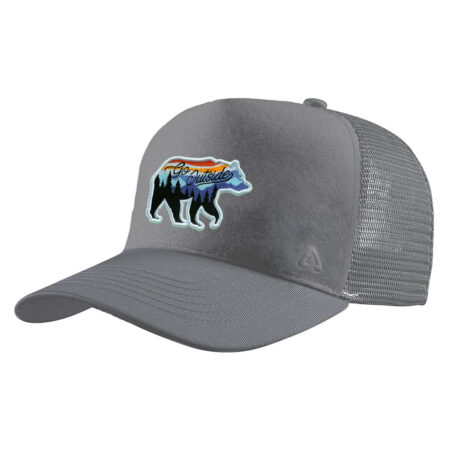 P.A.C. DIY Trucker Cap ReadyToWear Grey Bear
