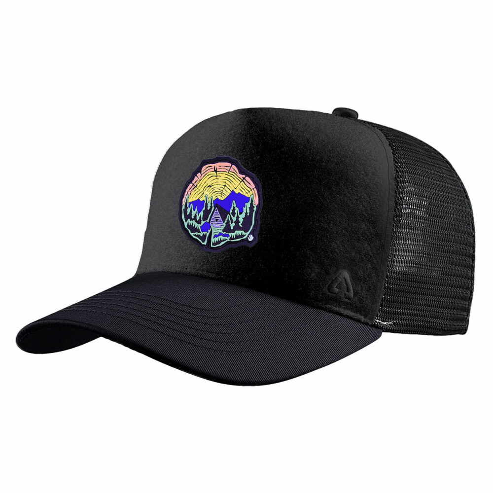 P.A.C. Kids DIY Trucker Cap ReadyToWear Black Log Cabin