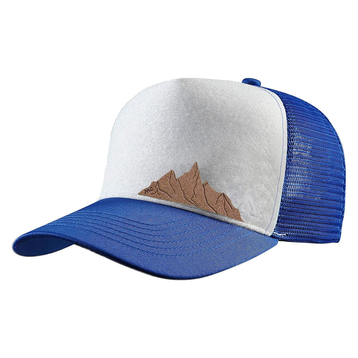 P.A.C. DIY Trucker Cap ReadyToWear Blue/White Cork Mountain