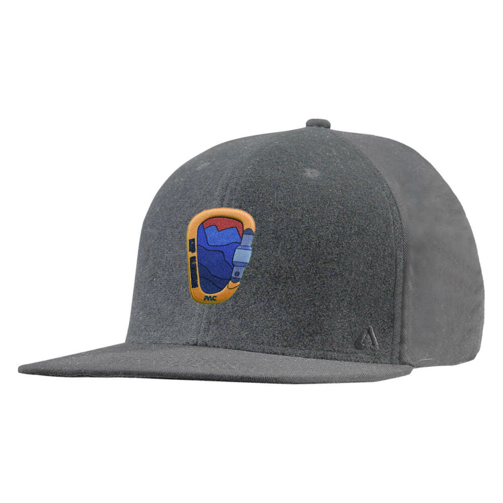 P.A.C. DIY Snapback Cap ReadyToWear Grey Climbing Carabiner