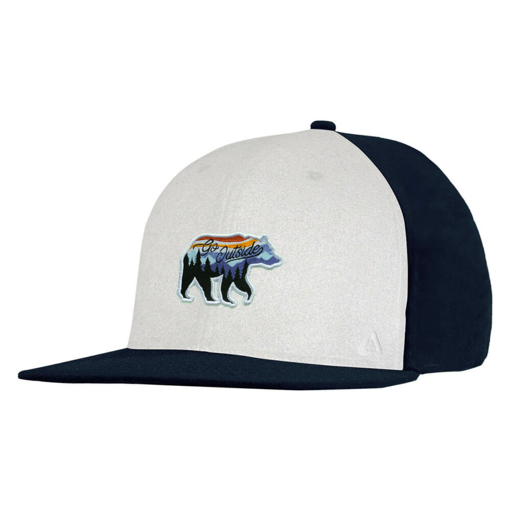 P.A.C. DIY Snapback Cap ReadyToWear Navy/White Bear