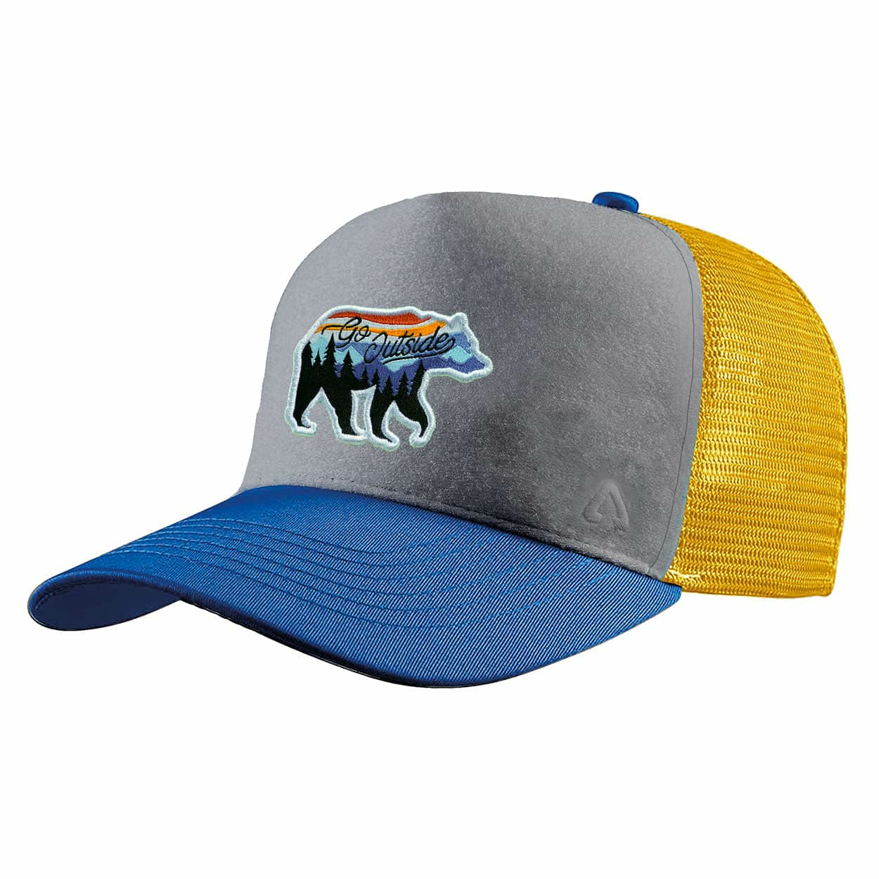 P.A.C. DIY Trucker Cap ReadyToWear Blue/Yellow Bear