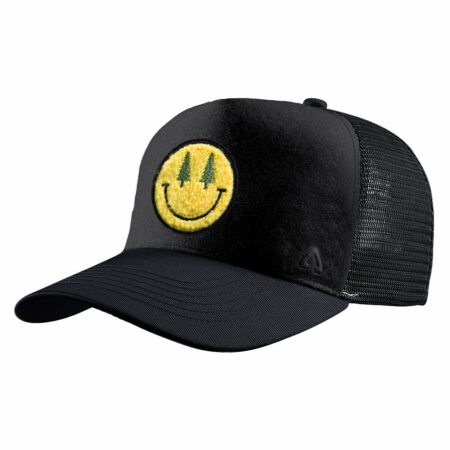 P.A.C. Kids DIY Trucker Cap ReadyToWear Black Furry Smile