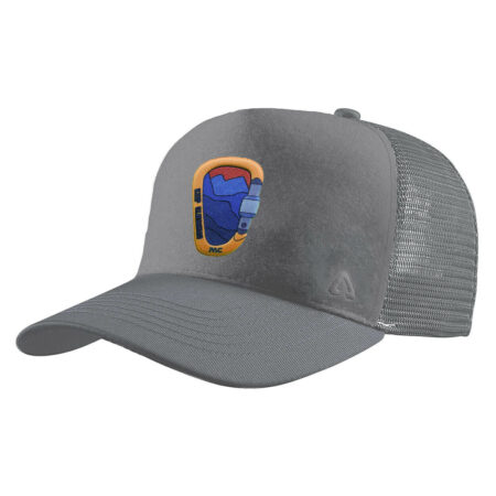 P.A.C. DIY Trucker Cap ReadyToWear Grey Climbing Carabiner