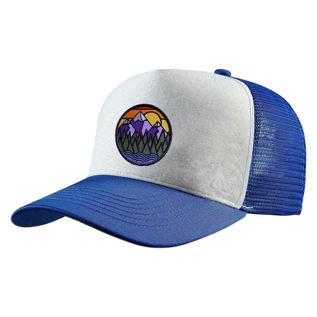 P.A.C. DIY Trucker Cap ReadyToWear Blue/White Landscape