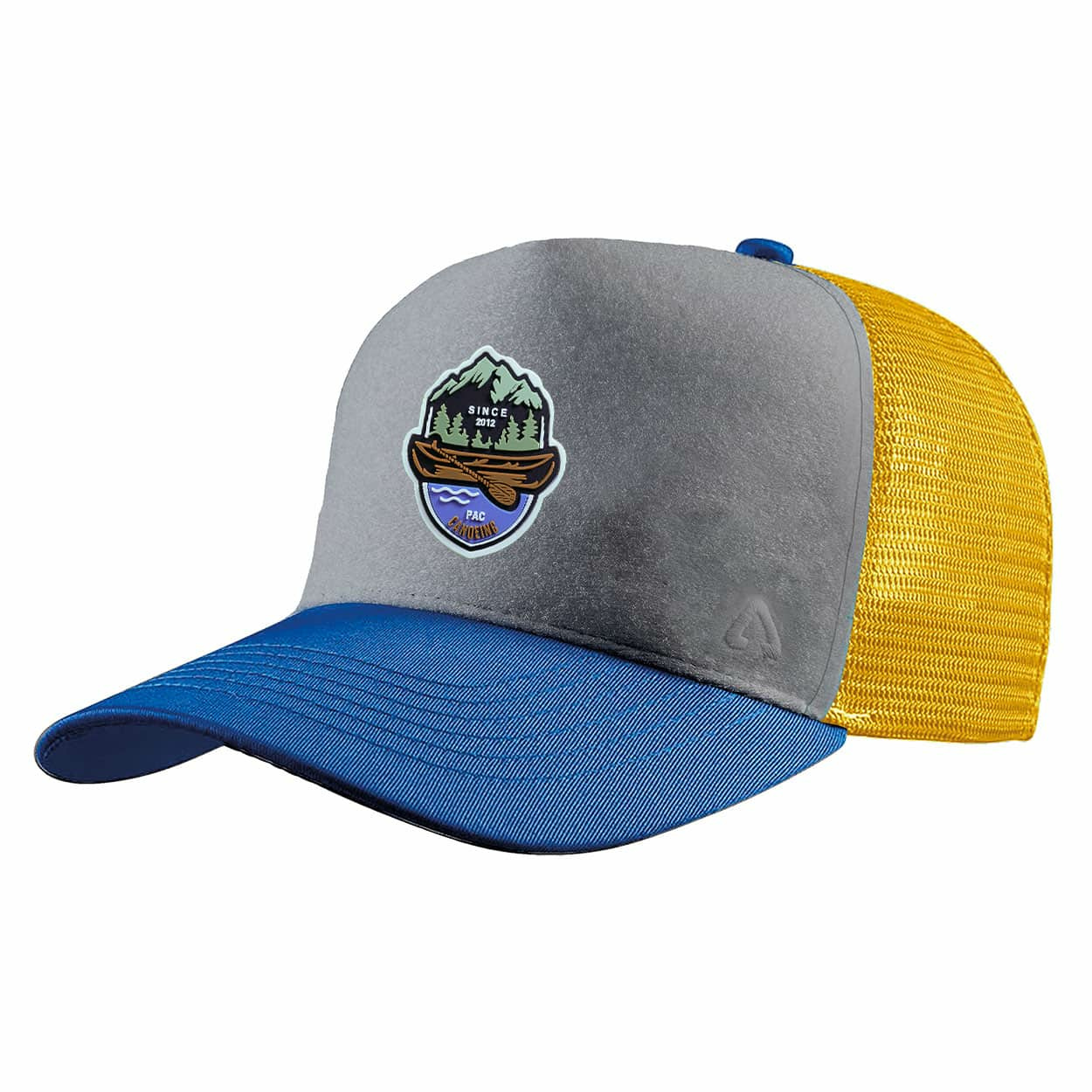 P.A.C. DIY Trucker Cap ReadyToWear Blue/Yellow Canoe