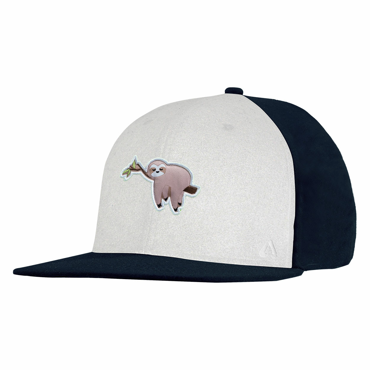 P.A.C. DIY Snapback Cap ReadyToWear Navy/White Sloth
