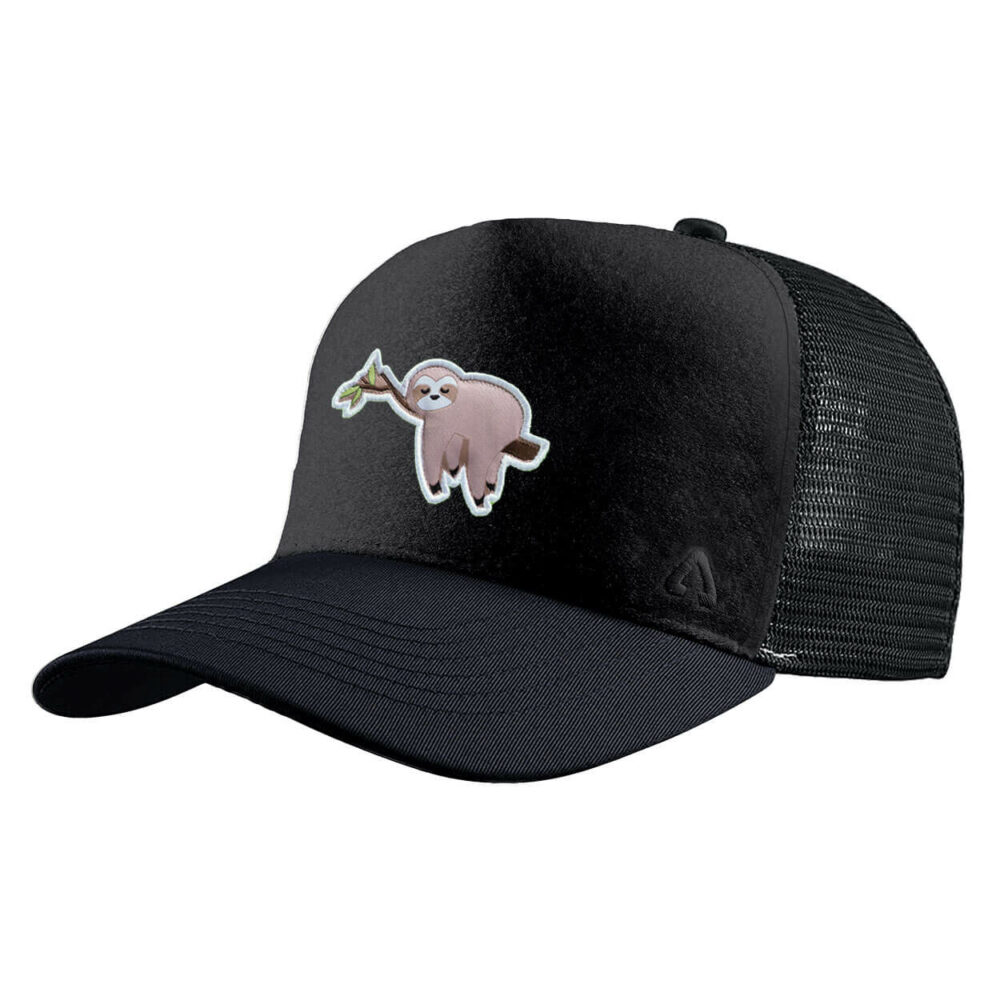 P.A.C. DIY Trucker Cap ReadyToWear Black Sloth