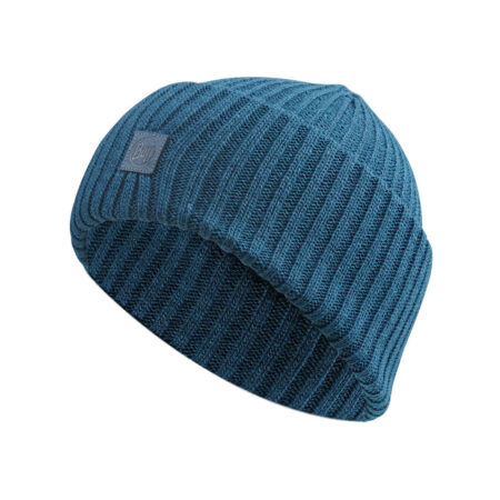 Buff Knitted Hat Rutger Steel Blue