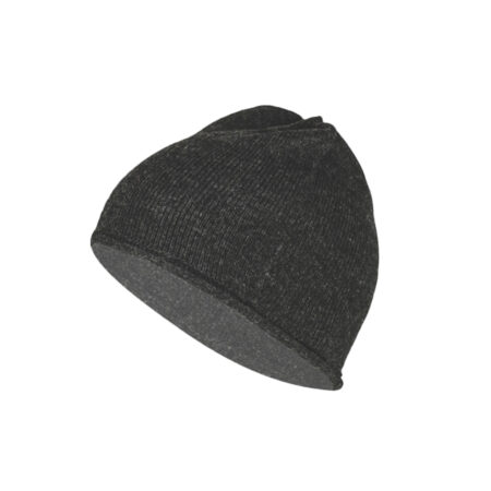 Buff Knitted Hat Lekey Graphite