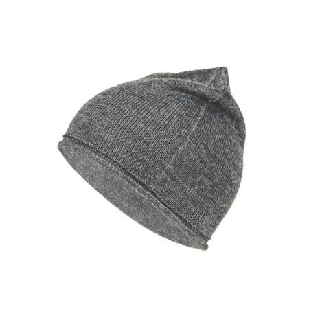 Buff Knitted Hat Lekey Grey Heather