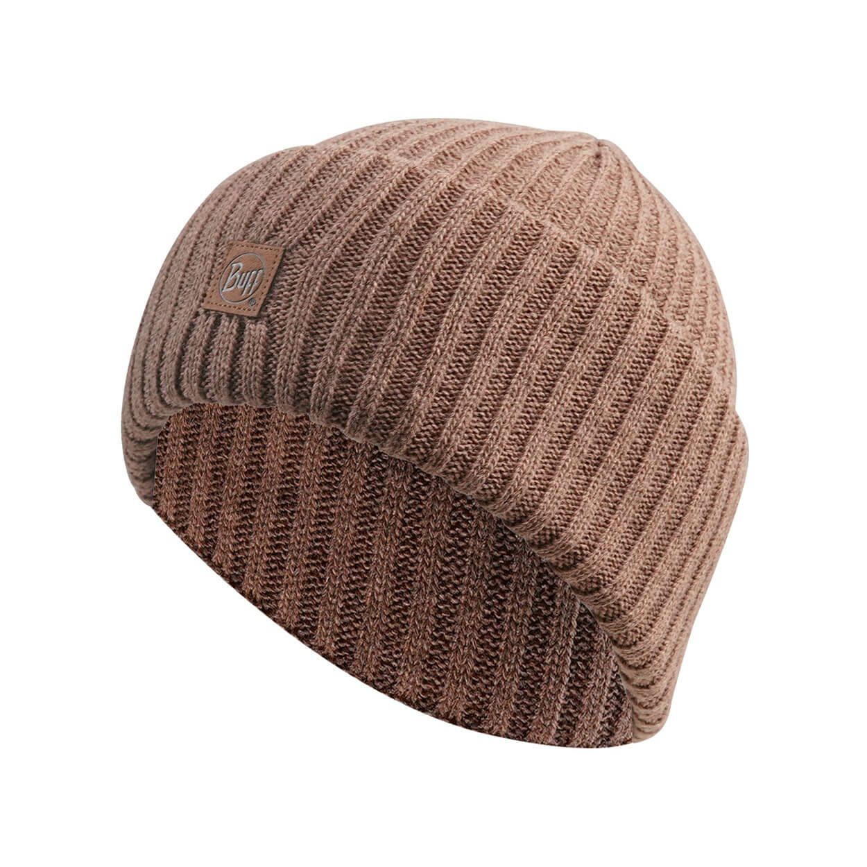 Buff Knitted Hat Rutger Mauve