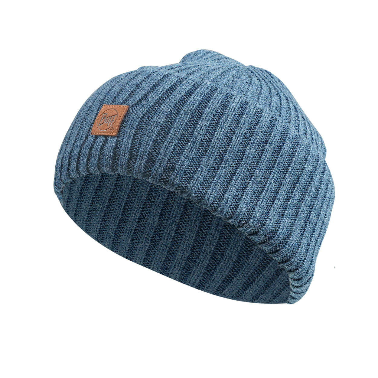 Buff Knitted Hat Marin Denim
